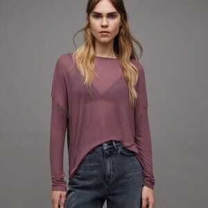 All Saints Francesco Rita Ranskull T-Shirt Mauve